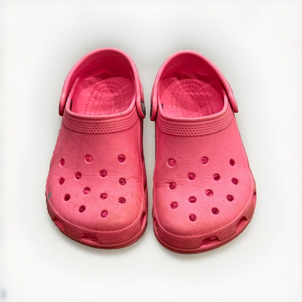 Crocs Classic Clog Unisex Pink Slip On Sandal Shoes Size M 1 W 3
